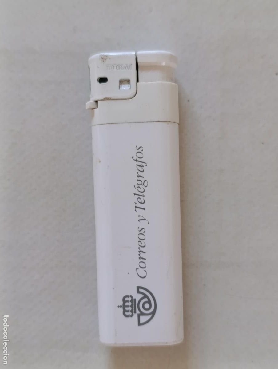 Mecheros: MECHERO ENCENDEDOR CORREOS Y TELEGRAFOS - PUBLICIDAD - BLANCO (P7C)
