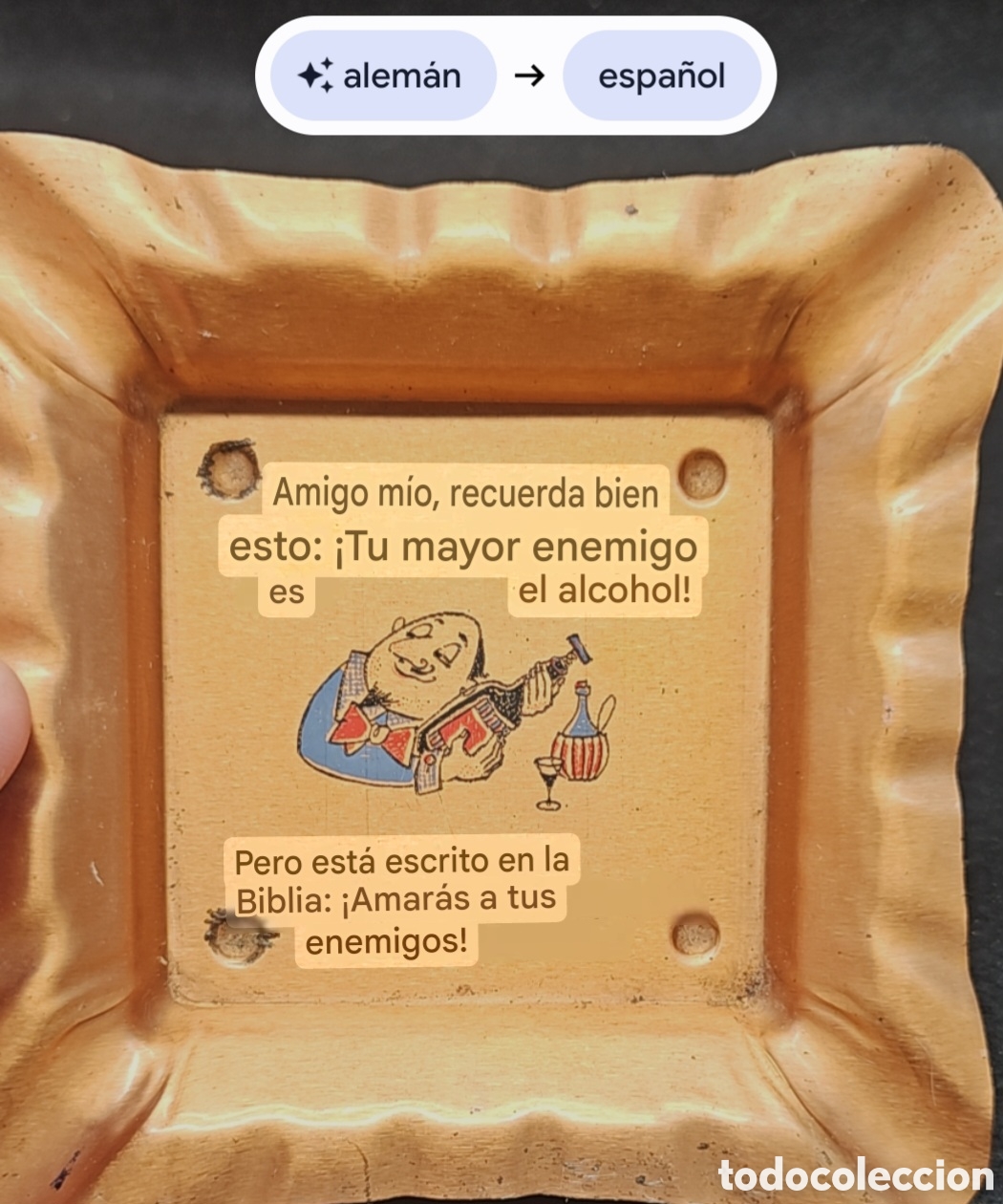 Mecheros: Cenicero c&oacute;mico alem&aacute;n - Foto 3