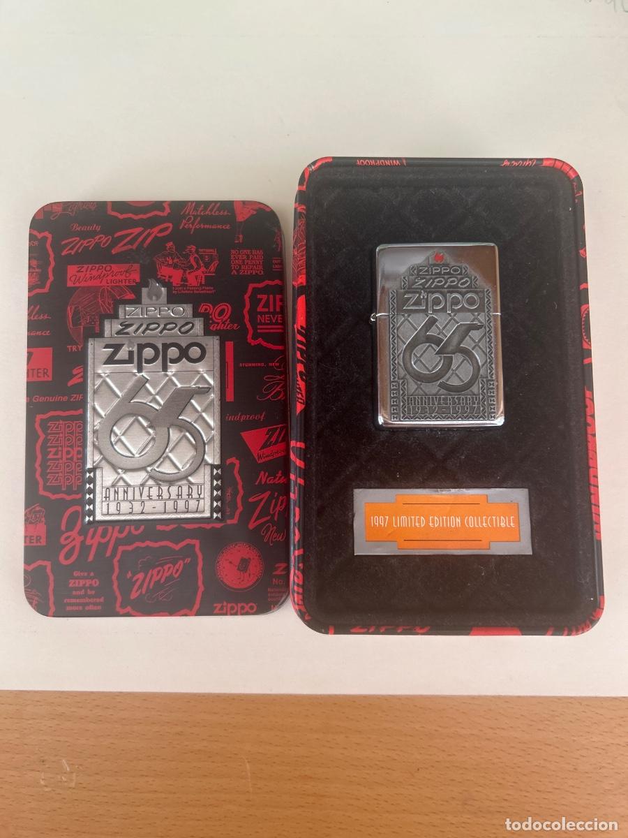 Mecheros: Encendedor Zippo 65 Aniversario 1932-1997. Edici&oacute;n Limitada con caja original.