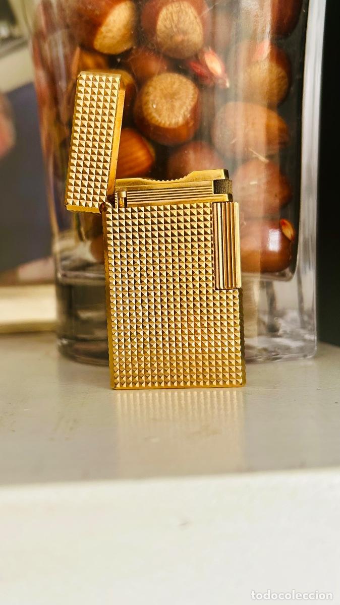 Mecheros: Encendedor Dupont ligne 2 Oro vintage