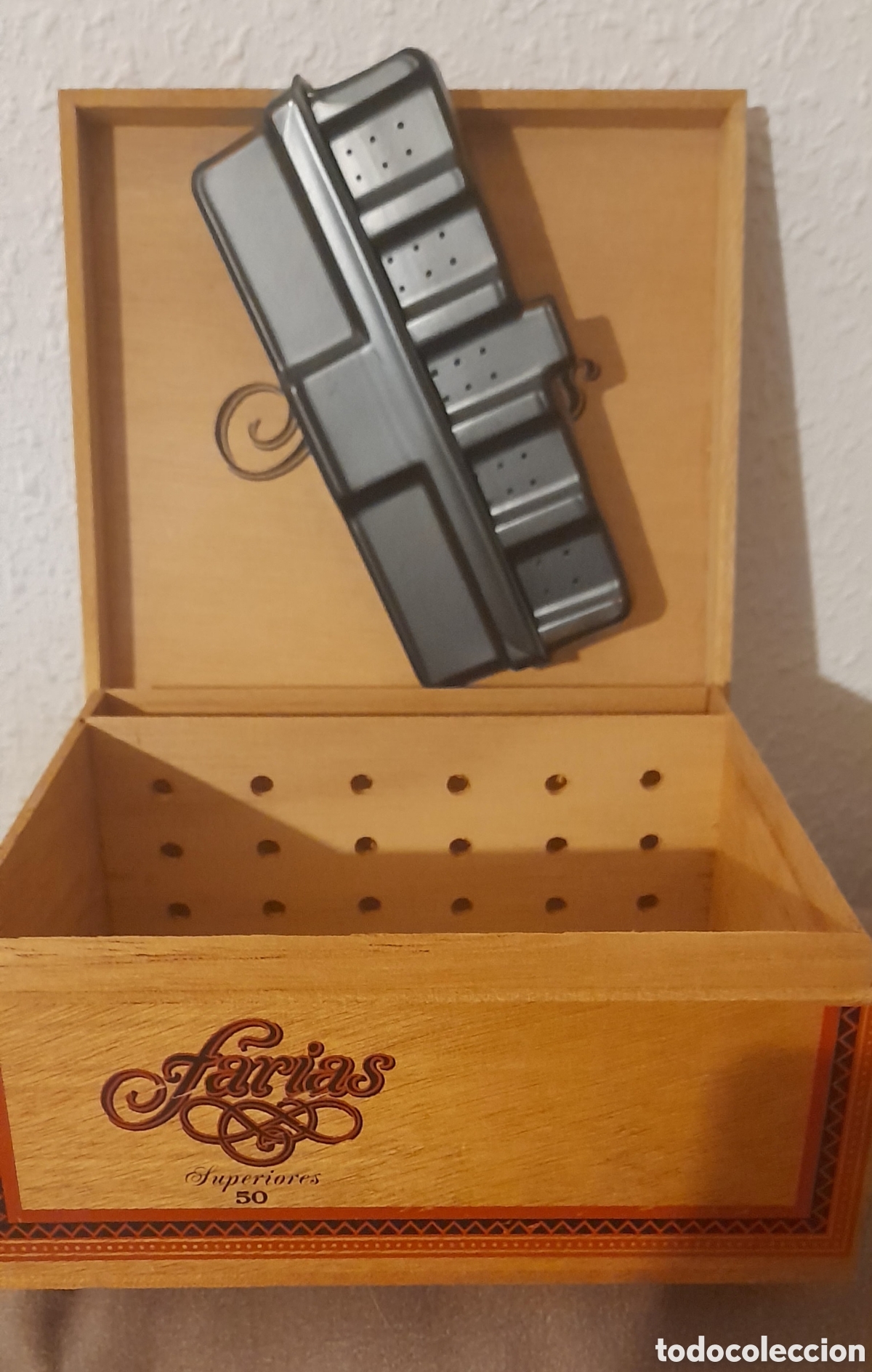 Mecheros: Humidor caja de madera - Foto 3