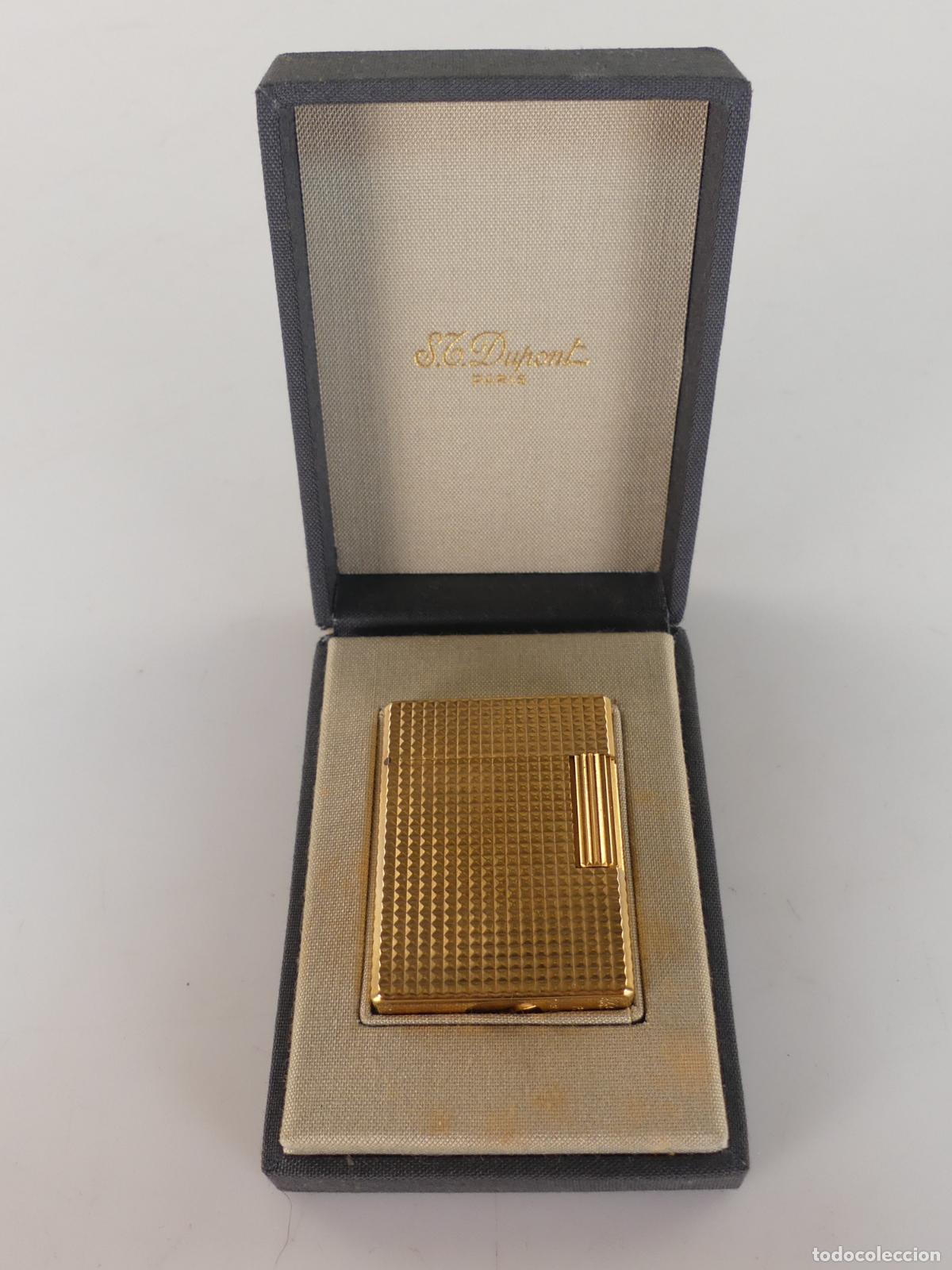 Mecheros: MECHERO MARCA DUPONT CHAPADO DE ORO - OBJETO DE COLECCION