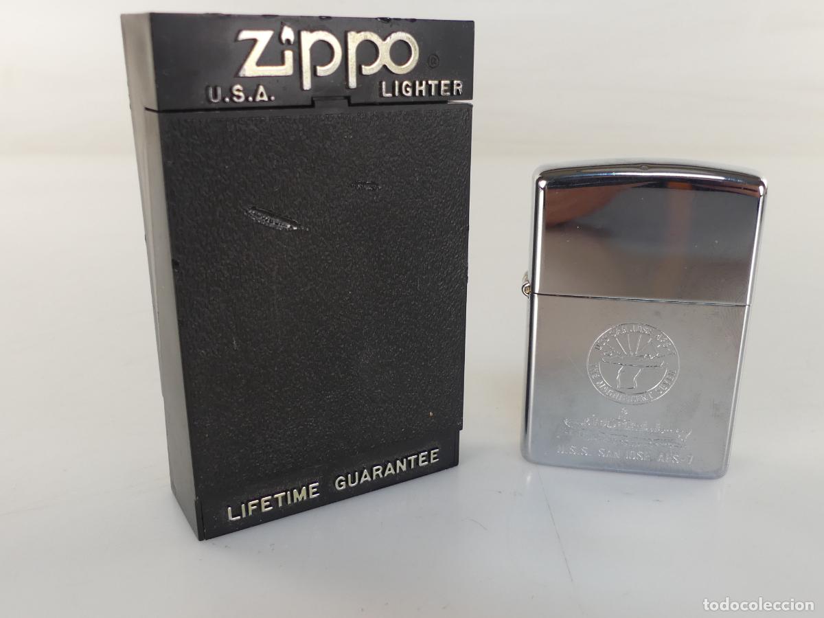 Briquets: MECHERO MARCA ZIPPO CON ESTUCHE - OBJETO DE COLECCION