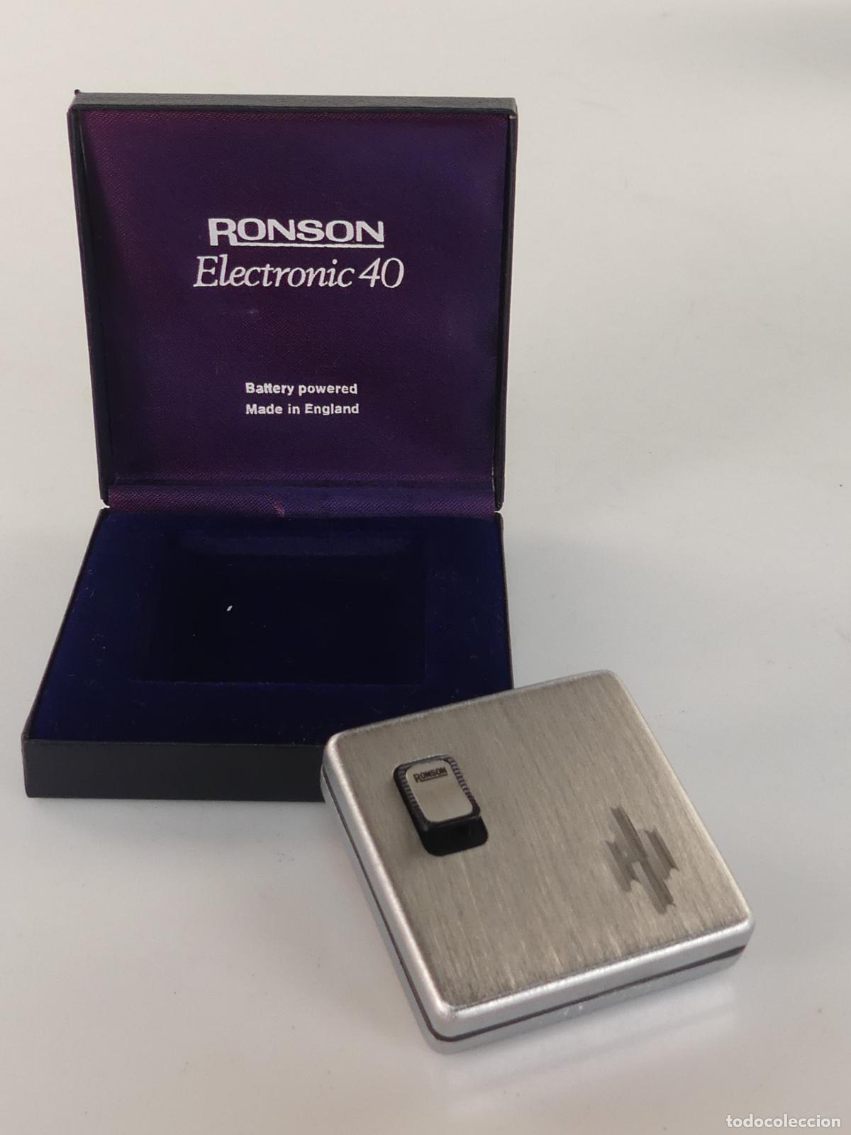 Mecheros: MECHERO MARCA RONSON ELECTRONIC 40 - OBJETO DE COLECCION - Foto 2