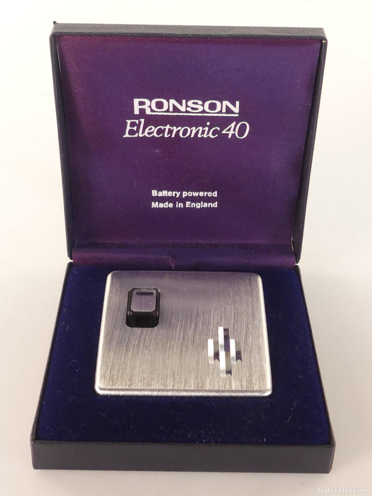 Mecheros: MECHERO MARCA RONSON ELECTRONIC 40 - OBJETO DE COLECCION - Foto 1