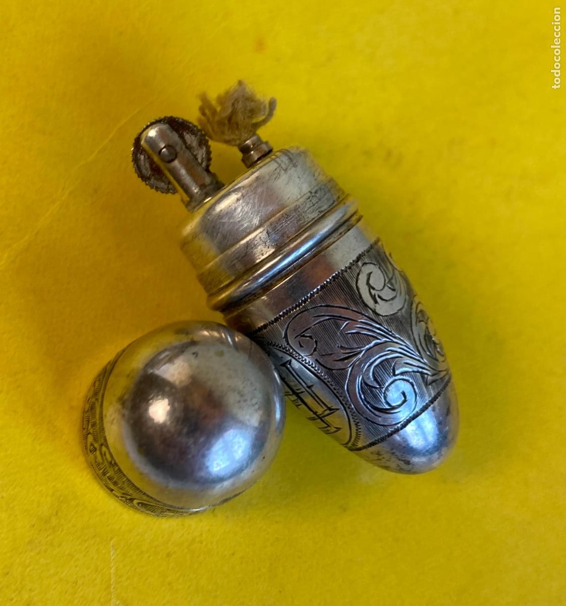 Mecheros: MECHERO, ENCENDEDOR CON LA FUNDA EN PLATA. - Foto 3