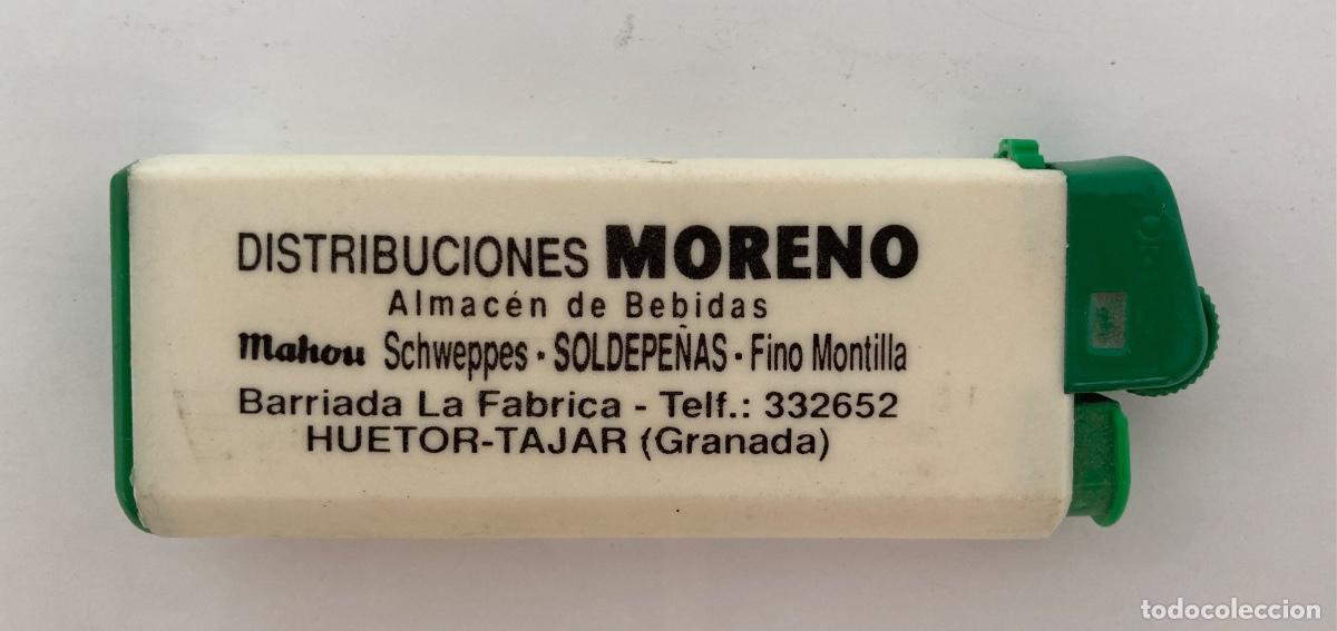 Lighters: Distribuciones Moreno mechero Mahou Shweppes Soldepe&ntilde;as Fino Montilla Huetor T&aacute;jar Granada