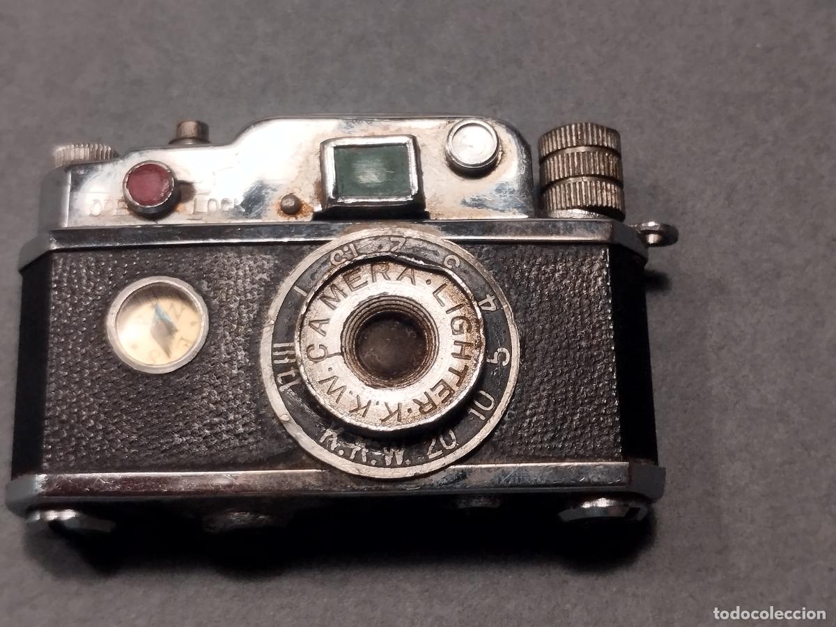 Mecheros: FAC 68 MECHERO SIMULANDO CAMARA FOTOGRAFICA. PEQUE&Ntilde;A REPARACI&Oacute;N DE EPOCA.