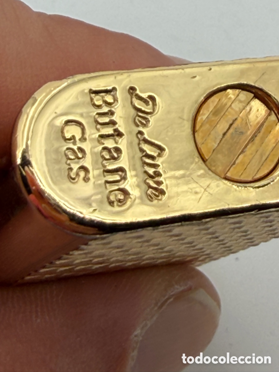 Mecheros: Mechero Suizo Chapado en Oro - Foto 6