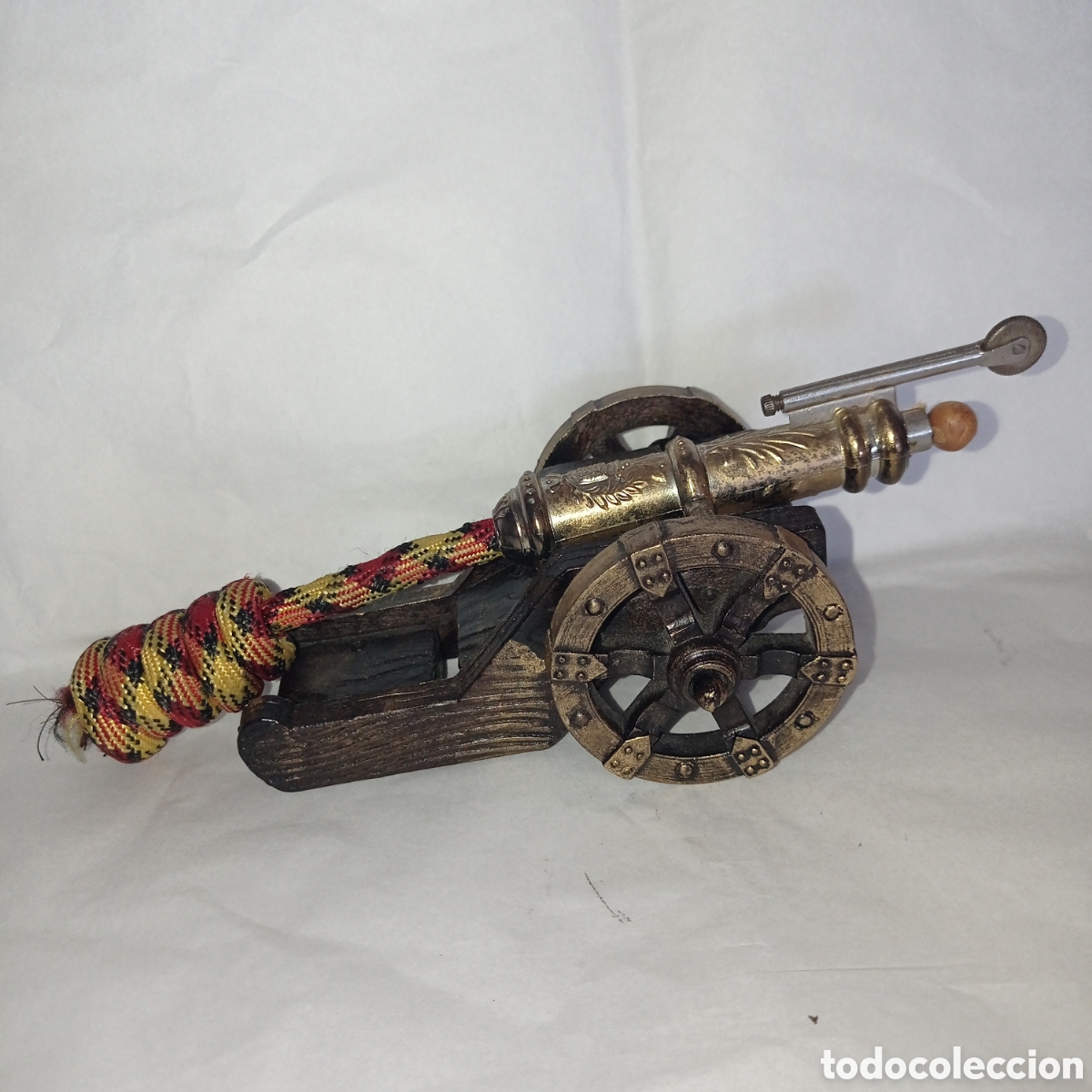 Mecheros: Mechero de mecha forma de ca&ntilde;&oacute;n adorno o coleccion