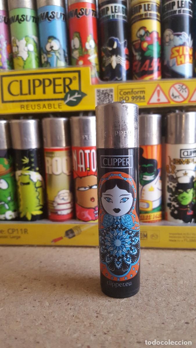 Mecheros: Mechero/encendedor Clipper lighter. Babushka. Mu&ntilde;eca rusa.