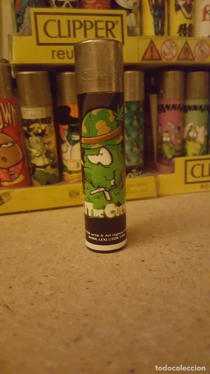 Mecheros: Mechero/encendedor Clipper lighter. Colecci&oacute;n de Los Cogollitos. Kit de cultivo