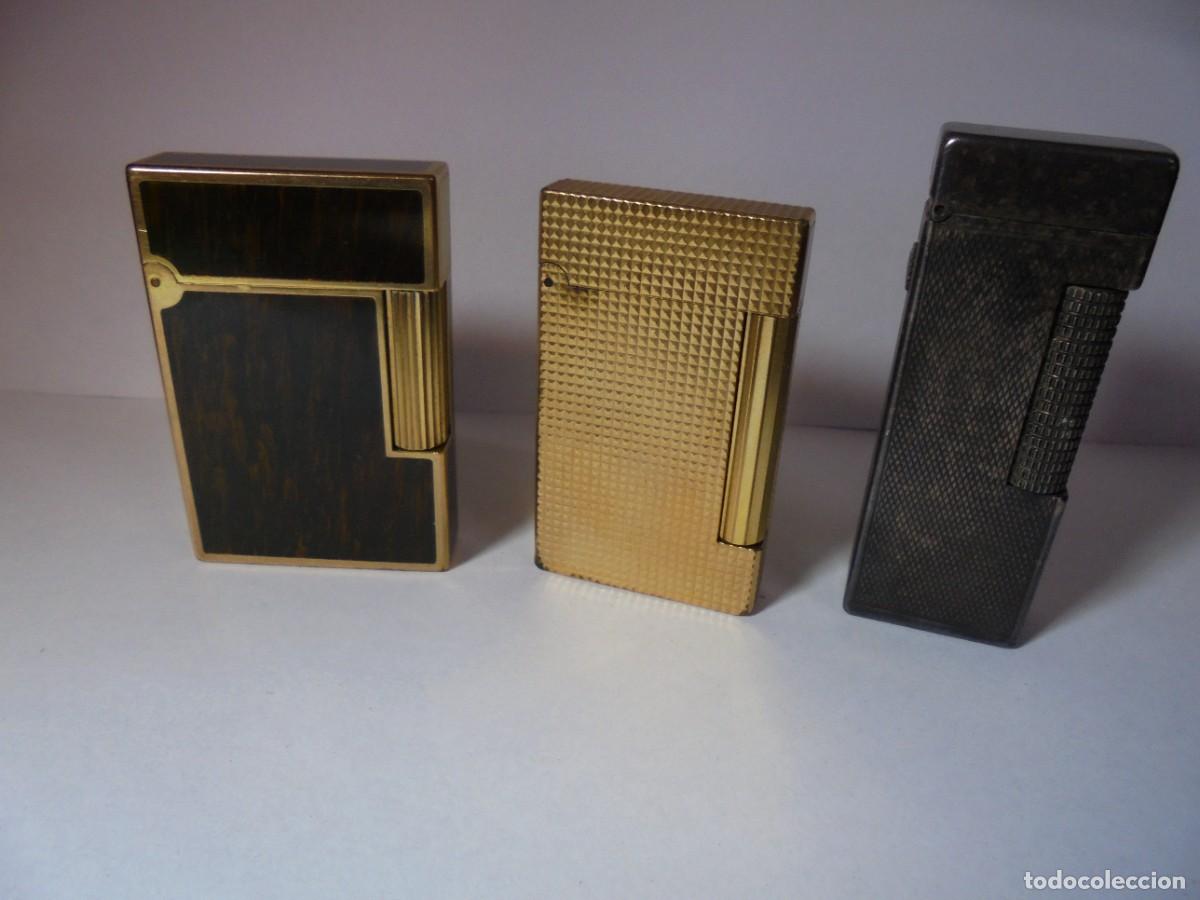 Mecheros: magnificos 3 mecheros antiguos 2 dupont y un dunhill