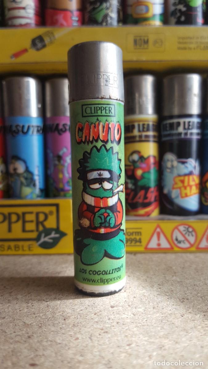 Mecheros: Mechero/encendedor Clipper lighter colecci&oacute;n Cogollitos. Canuto. Parodia de la serie manga Naruto.