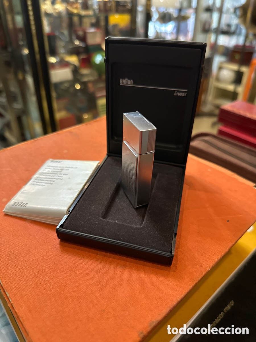 Mecheros: MECHERO/ENCENDEDOR BRAUN MODELO LINEAR DISE&Ntilde;O DE DIETER RAMS A&Ntilde;O 1976