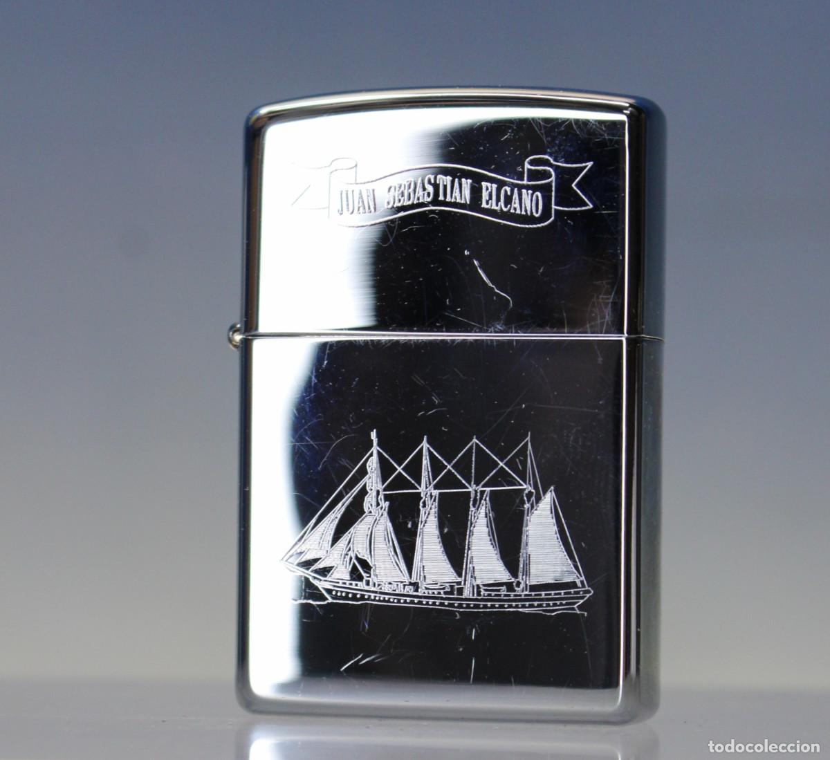 Mecheros: 08. Zippo vintage Juan Sebastian Elcano, A - XIV. 1998.