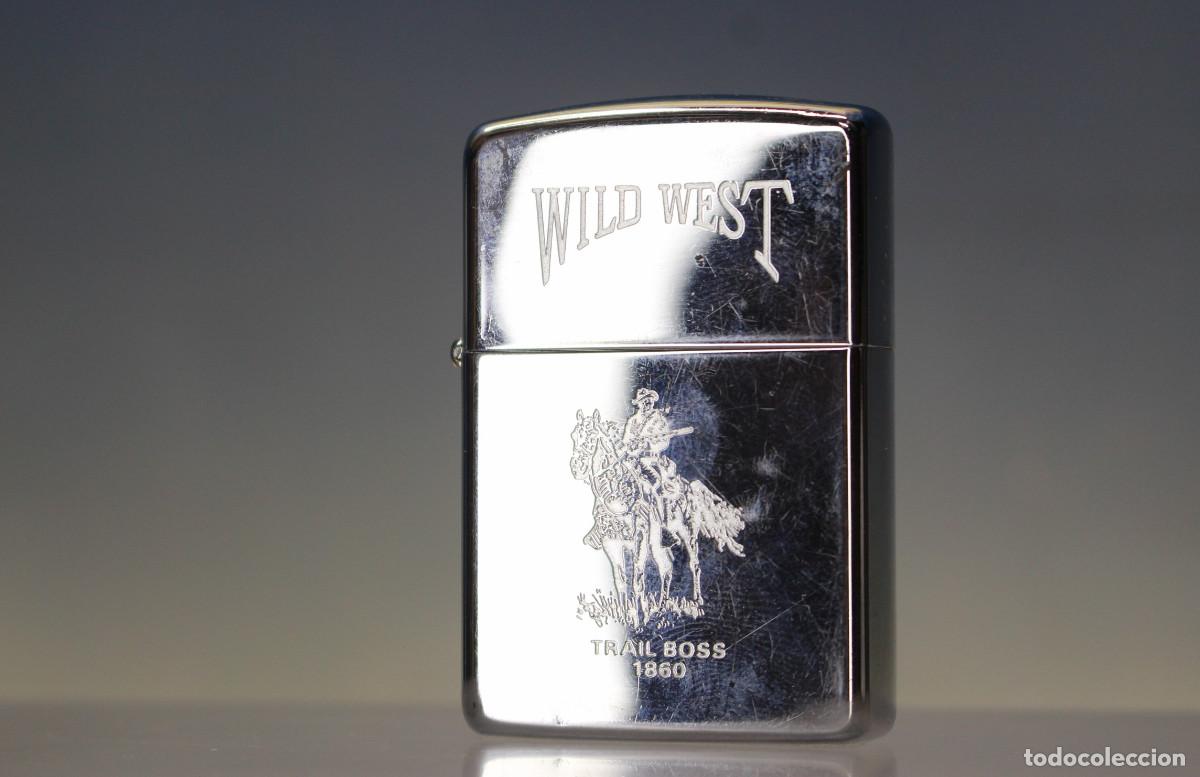 Mecheros: 10. Zippo vintage Wild West &ldquo;Trail Boss 1860&rdquo;, B - VII. 1991.