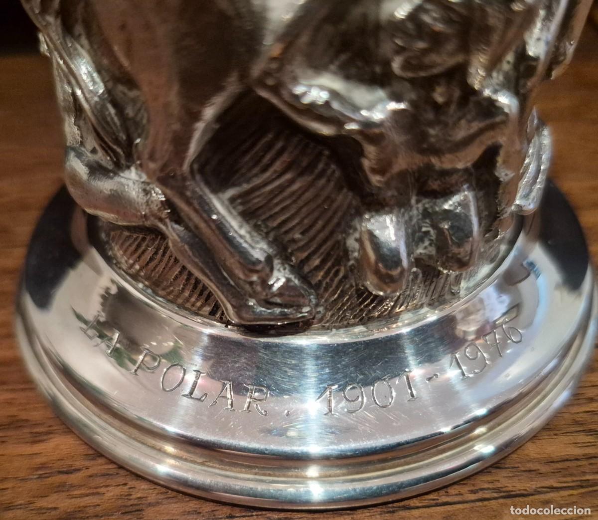 Mecheros: Encendedor de mesa de plata - Foto 9