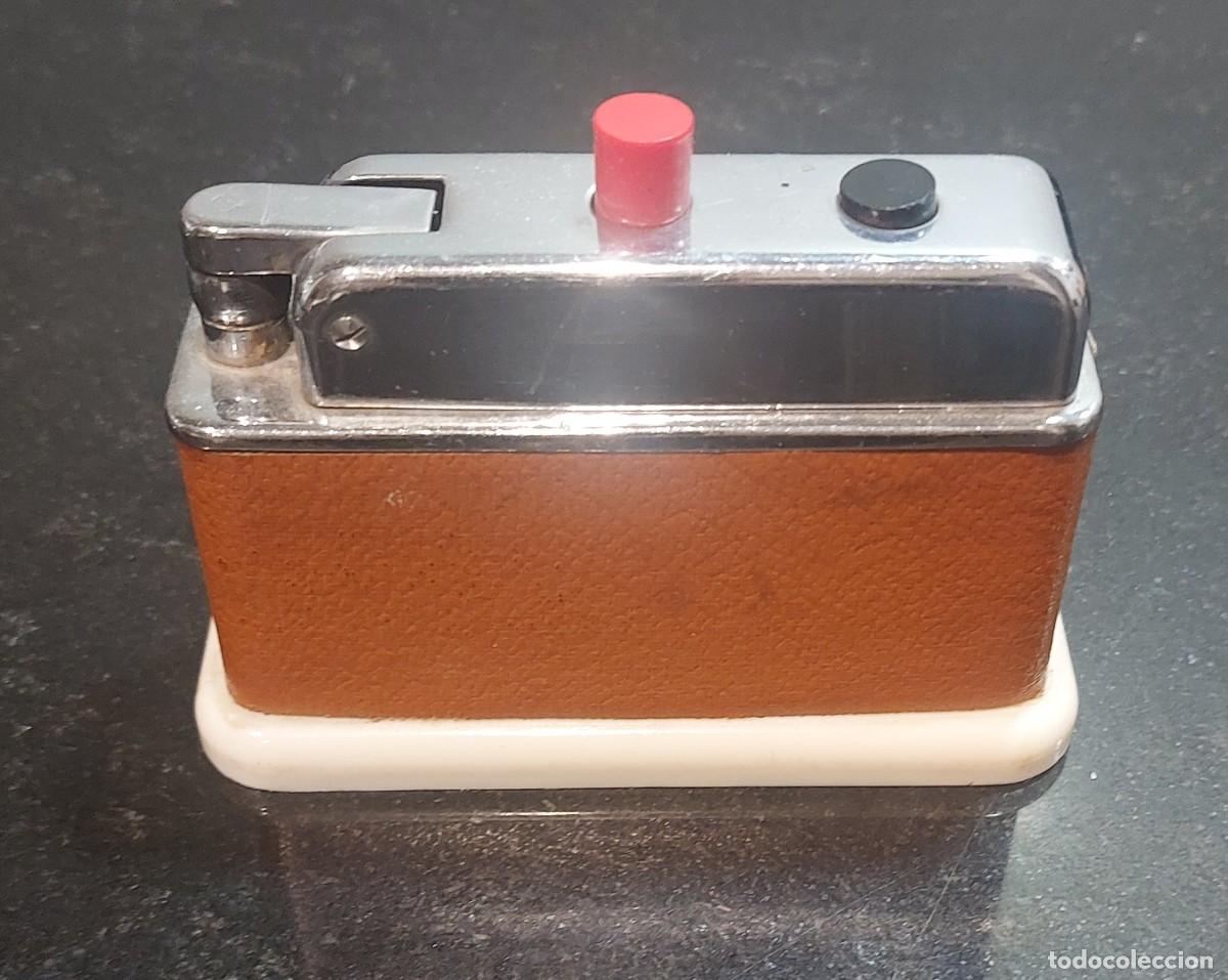 Mecheros: MECHERO - ENCENDEDOR DE MESA BARCLAY VINTAGE SEMIATOMATICO, MEDIADOS DEL SIGLO XX
