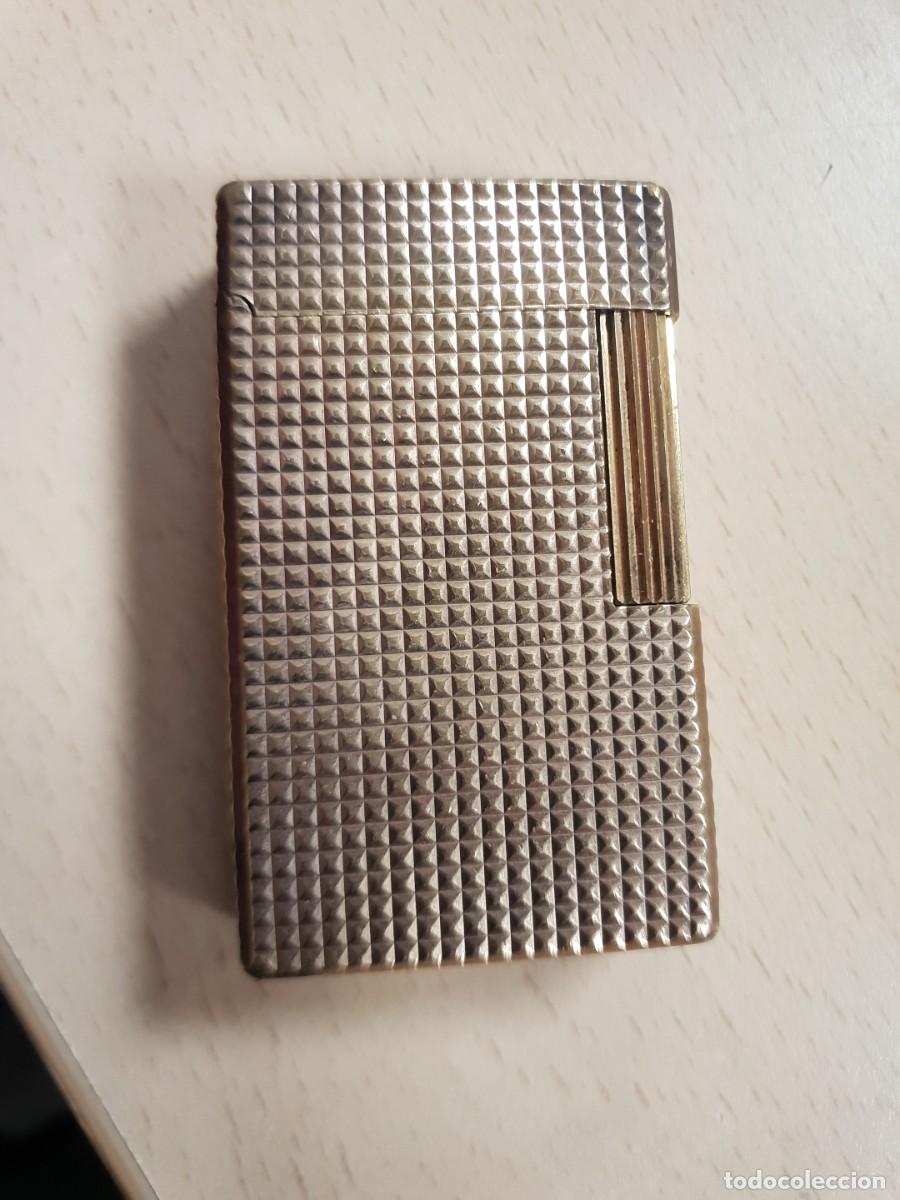 Mecheros: Mechero dupont chapado oro marcas uso