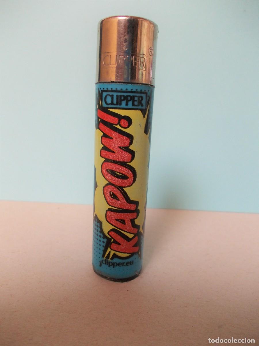 Briquets: Mechero Clipper original encendedor piedra serie Cartoon Sounds 1/4 Kapow descatalogado