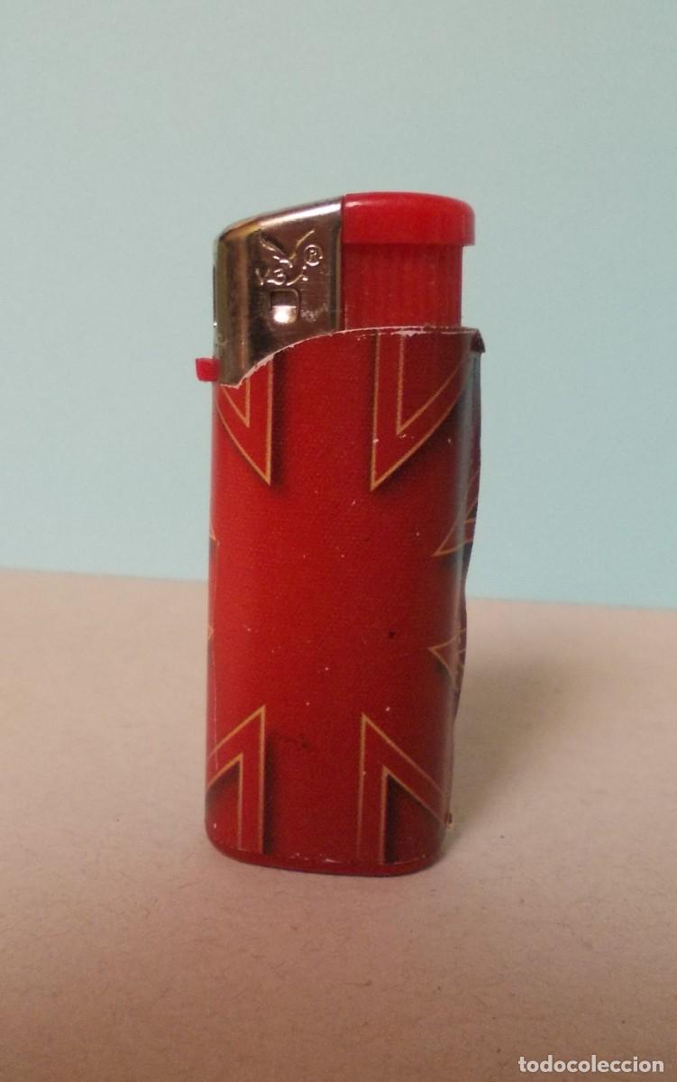 Lighters: Mechero Clipper Pocket original encendedor piedra rojo bandera Reino Unido descatalogado
