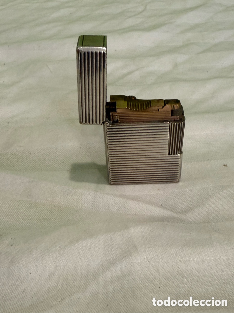 Mecheros: Antiguo encendedor S.T. DUPONT PARIS de plata &ndash; Ligne 1 BS &ndash; Francia &ndash; A&ntilde;os 60