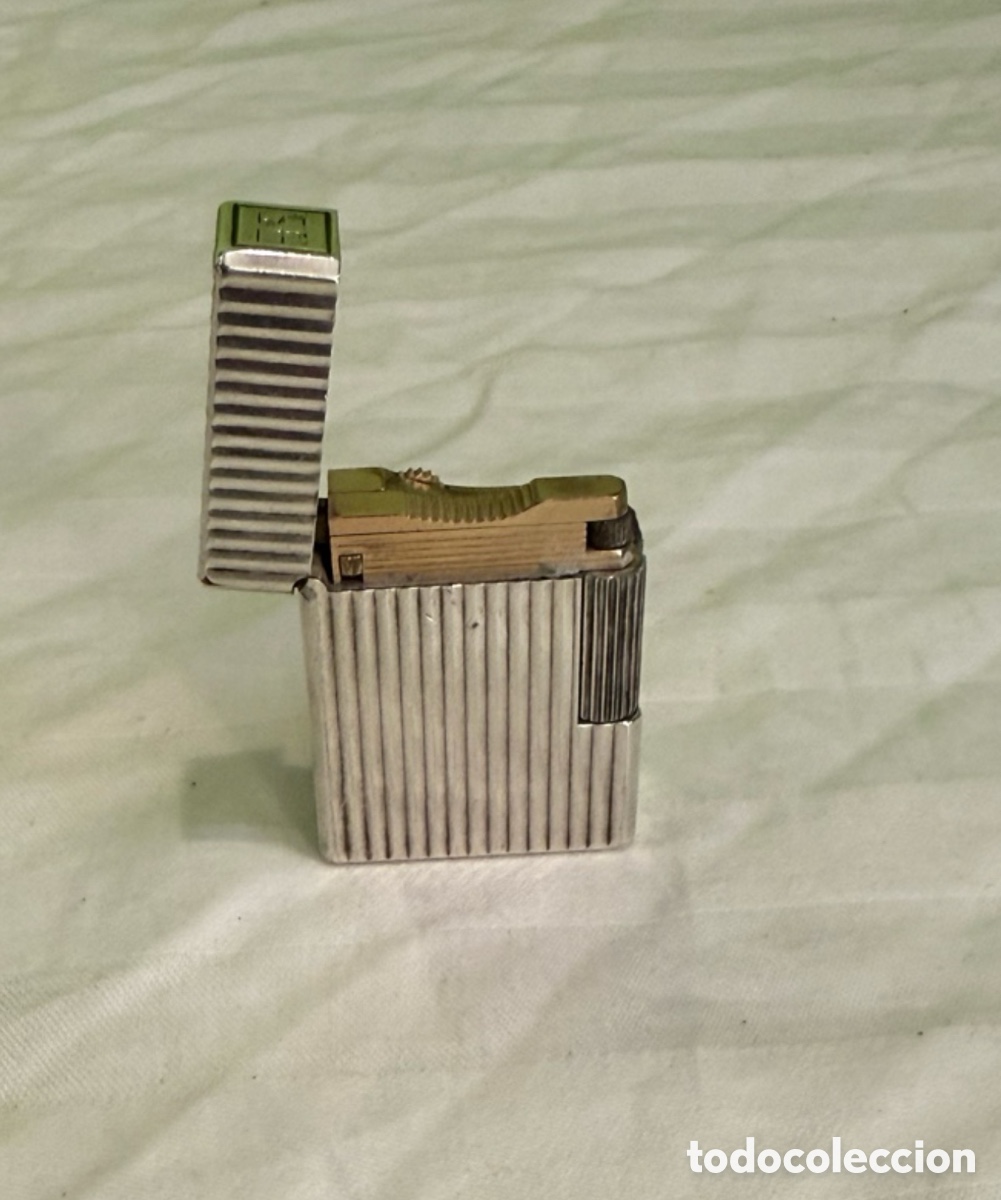 Mecheros: Antiguo encendedor S.T. DUPONT PARIS de plata &ndash; Ligne 1 BS &ndash; Francia &ndash; A&ntilde;os 60&ndash;70