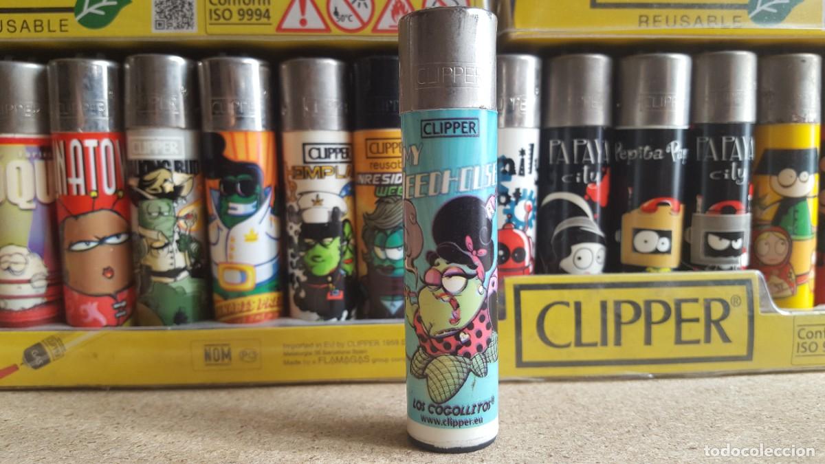 Mecheros: Mechero/encendedor Clipper lighter colecci&oacute;n Cogollitos. Amy Cheedhouse, parodia Amy Whinehouse.
