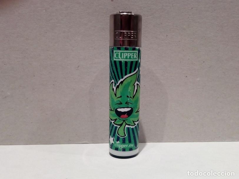 Isqueiros: Clipper - Mechero, Encendedor - Hoja Maria Sonriente