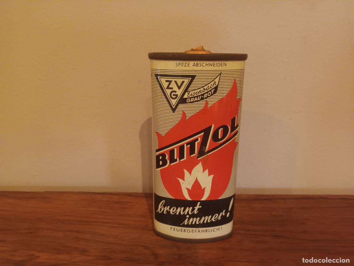 Mecheros: LATA BLITZOL. DAUER BRENNSTOFF FUR FEUERZEUG .CARGA MECHERO BRIQUET LIGHTER FLUID FUEL ZVG