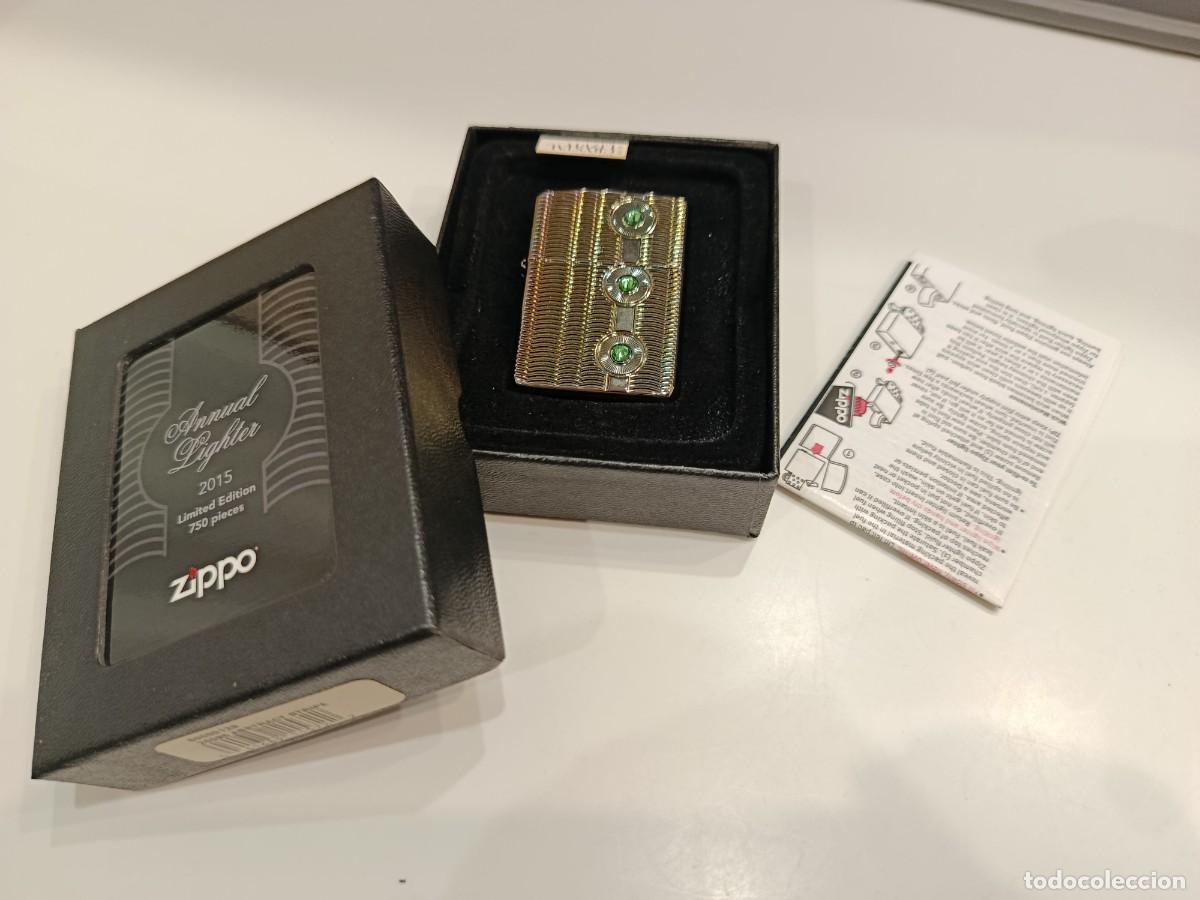Isqueiros: MECHERO ZIPPO ABSTRACT STRIPE ANNUAL 2015 LIMITD EDITION - CRISTALES SWAROVSKYI - ENCENDEDOR NUEVO
