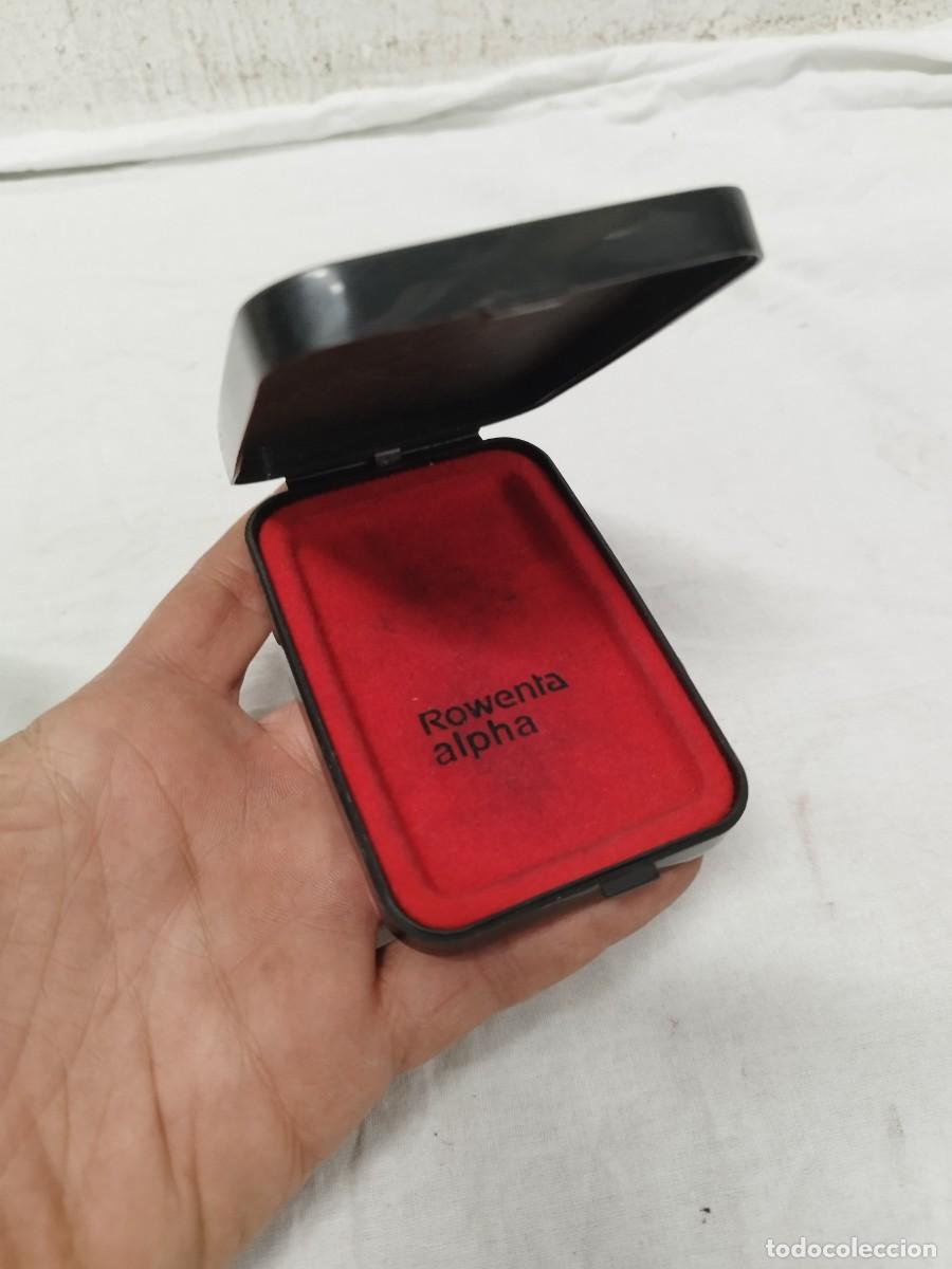Mecheros: &bull; Caja Estuche Original Vac&iacute;o Para Mechero Encendedor Rowenta Alpha Vintage A&ntilde;os 70 - Interior Rojo.