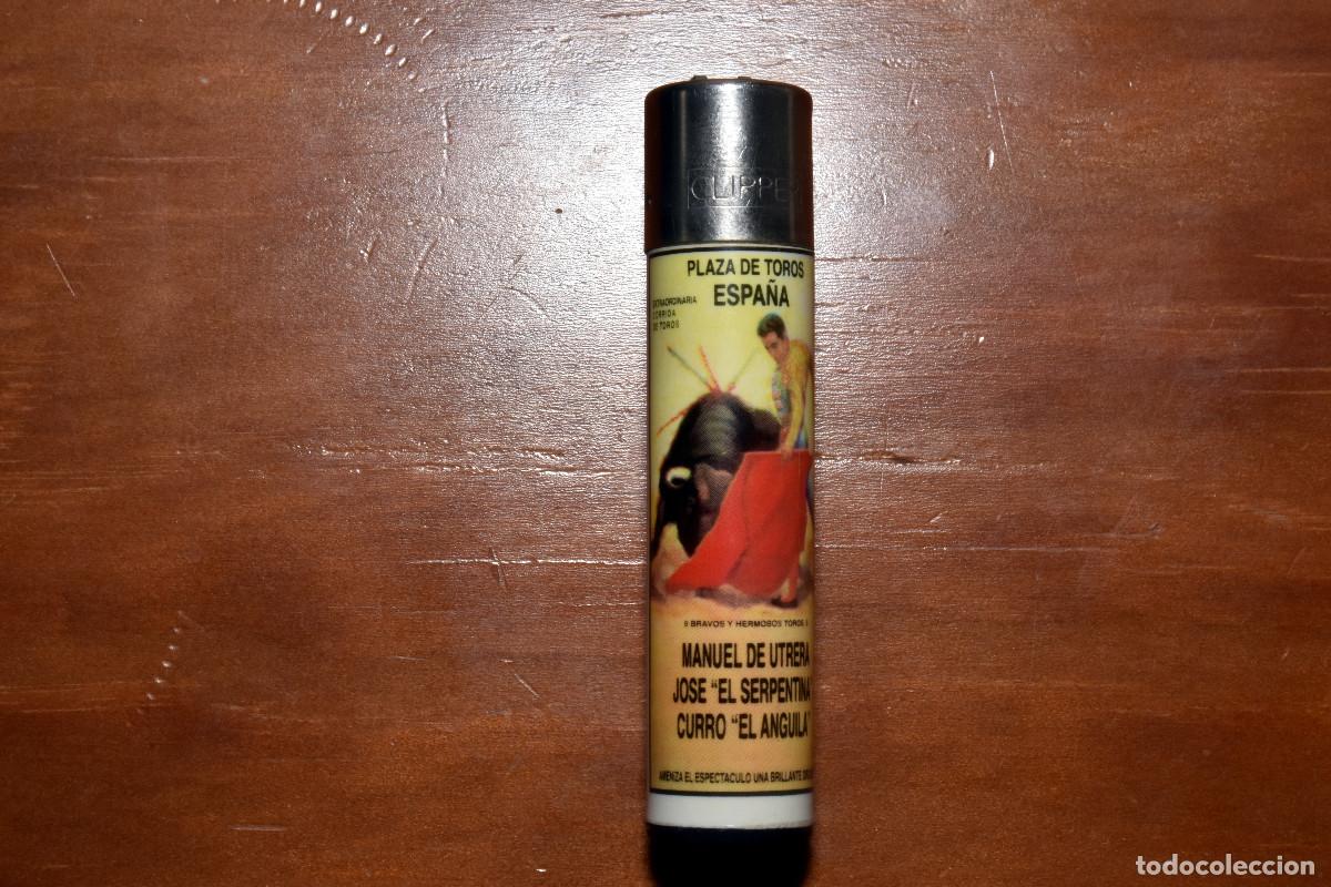 Mecheros: CLIPPER MECHERO PLAZA DE TOROS ESPA&Ntilde;A PRECIO DE SALIDA 1 &euro;