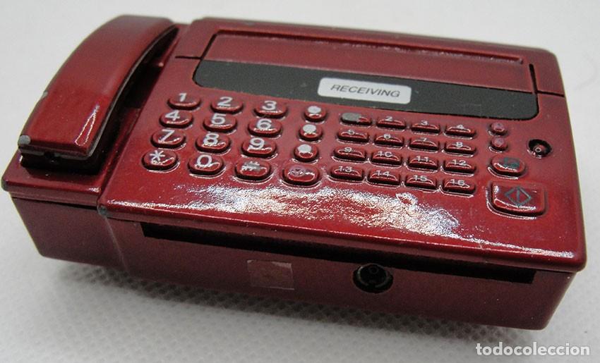 Mecheros: MECHERO TELEFONO FAX - ENCENDEDOR DE SOBREMESA - COLOR GRANATE - VINTAGE -