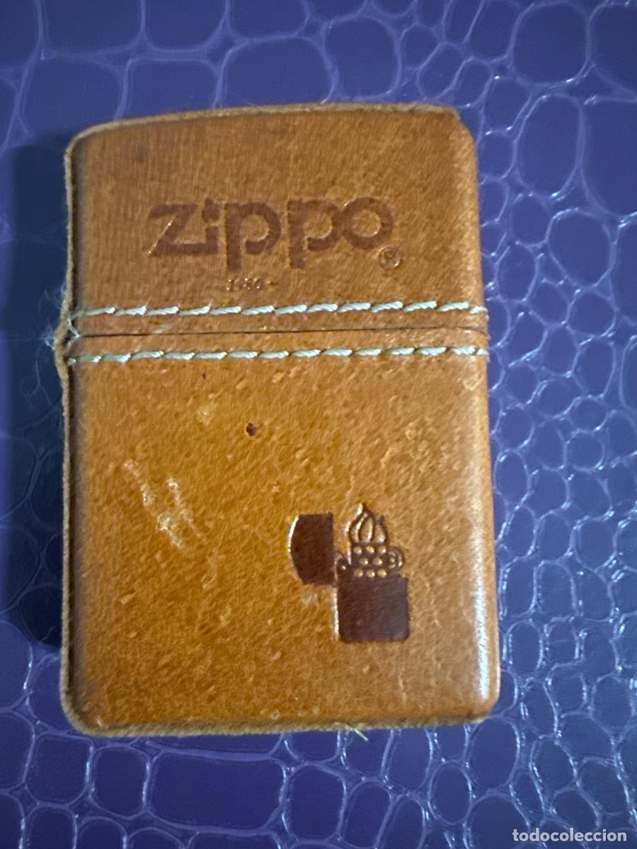 Mecheros: Mechero Zippo de piel