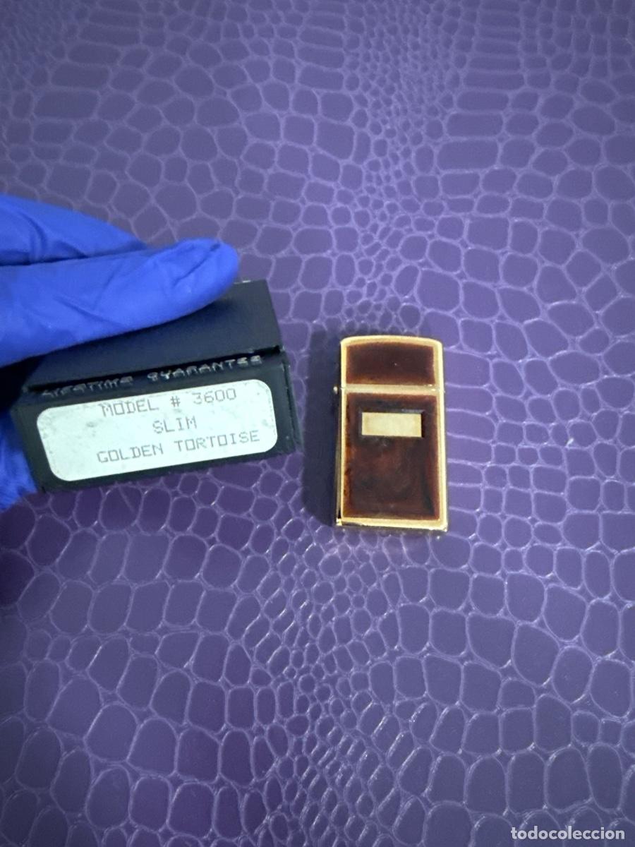 Mecheros: Mechero Zippo Slim Golden Tortoise