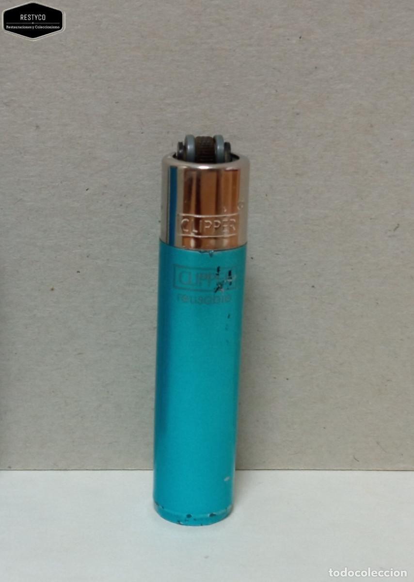 Mecheros: Clipper - Tonalidades Azul Turquesa - Tama&ntilde;o Peque&ntilde;o