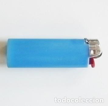 Mecheros: MECHERO BIC AZUL - CON REGULADOR DE LLAMA - &iquest; ANTIGUO ? -- OTROS EN VENTA -- LEA DESCRIPCI&Oacute;N
