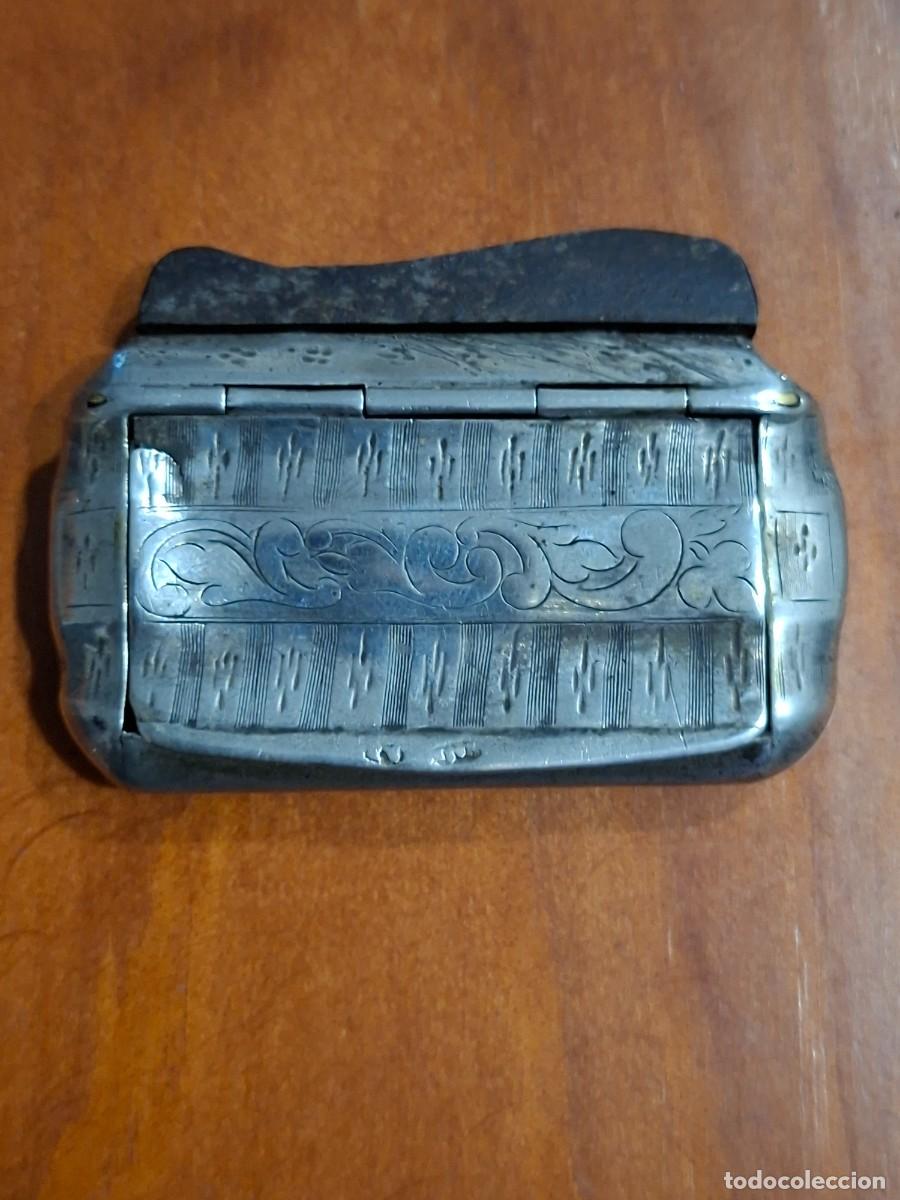 Mecheros: MECHERO PEDERNAL DE PLATA XVIII-XIX
