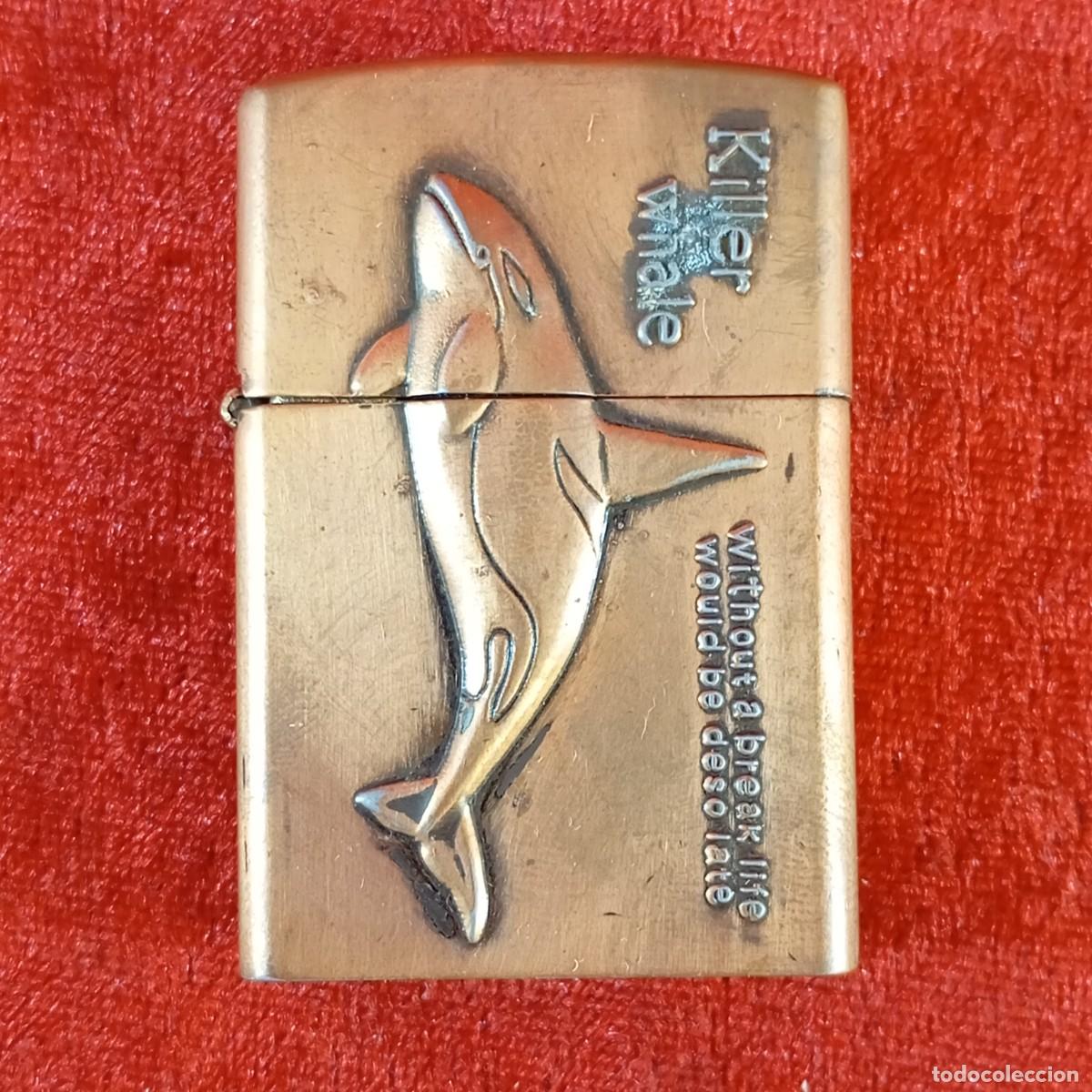 Mecheros: MECHERO VINTAGE - KILLER WHALE - COBRE - VINTAGE - 5,8 CM DE ALTO - 09