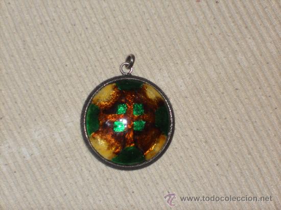 Coleccionismo de minerales: ANTIGUO  COLGANTE DE ESMALTE . - Foto 3