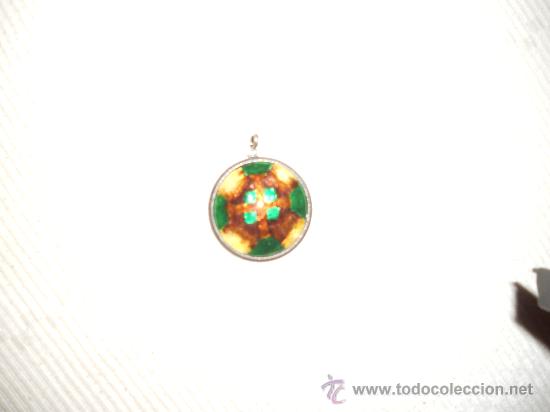 Coleccionismo de minerales: ANTIGUO  COLGANTE DE ESMALTE . - Foto 5