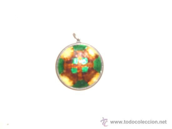 Coleccionismo de minerales: ANTIGUO  COLGANTE DE ESMALTE . - Foto 7
