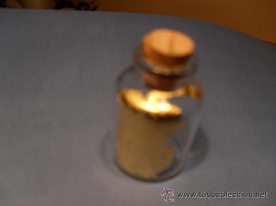 Coleccionismo de minerales: ORO ESPA&Ntilde;A 8 GRS CON LA BOTELLA - Foto 1