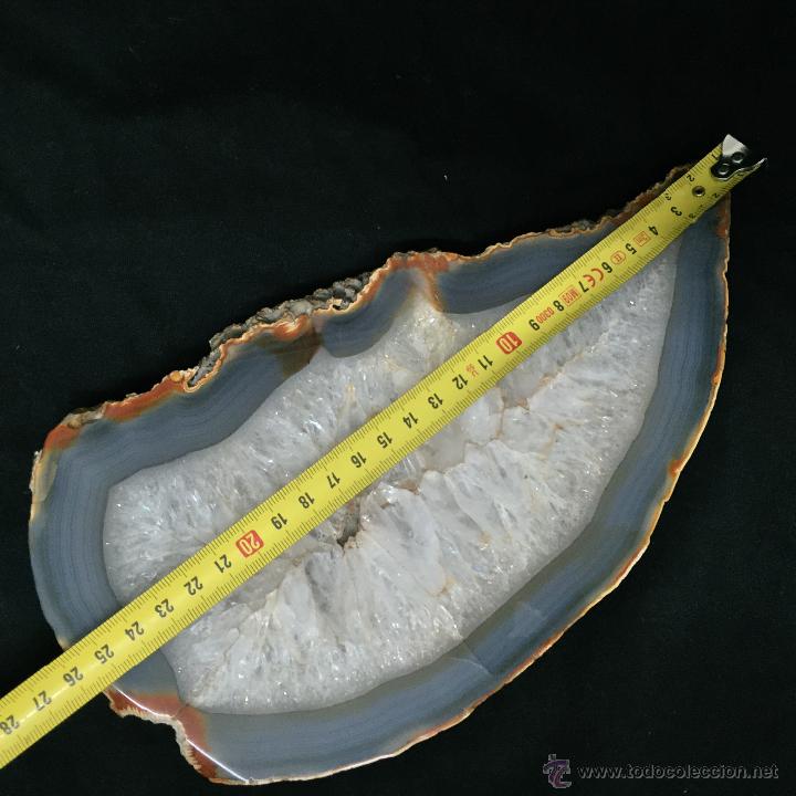 Coleccionismo de minerales: AGATA DEL BRASIL 25 CM - Foto 7