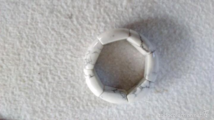 Coleccionismo de minerales: Pulsera de m&aacute;rmol jaspeado - Foto 2
