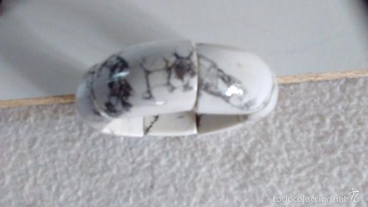 Coleccionismo de minerales: Pulsera de m&aacute;rmol jaspeado - Foto 3