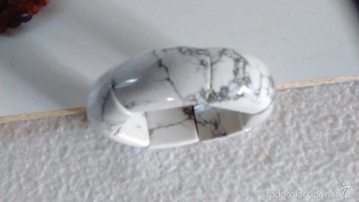 Coleccionismo de minerales: Pulsera de m&aacute;rmol jaspeado - Foto 4