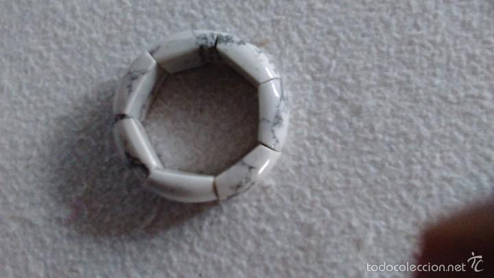 Coleccionismo de minerales: Pulsera de m&aacute;rmol jaspeado - Foto 5